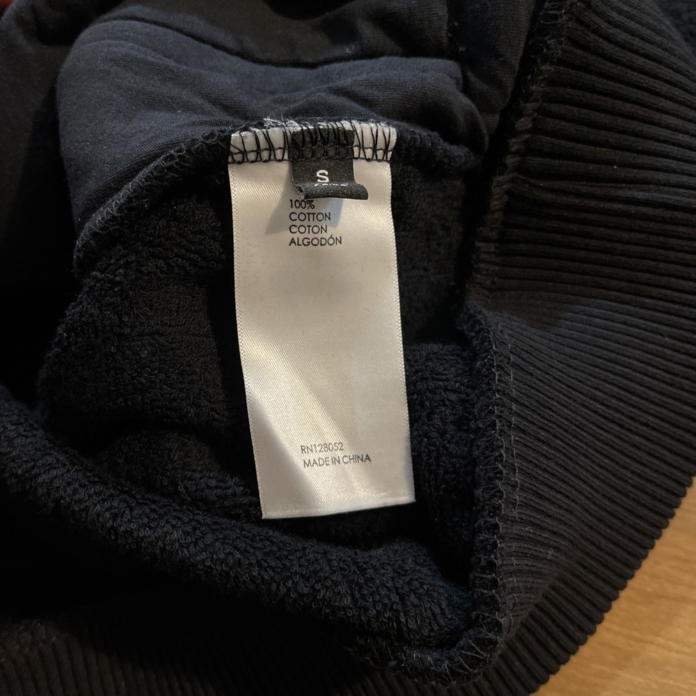 Bananas Monkey Jacket Men S‎ Black Terry Cloth Full Zip Heavyweight Embroidery - Picture 8 of 9
